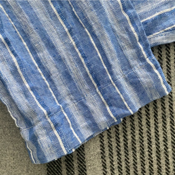 Tommy Bahama Linen Blue Striped Pants size XS - Picture 10 of 15